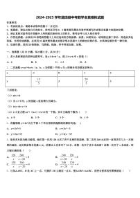 2024-2025学年蓝田县中考数学全真模拟试题含解析