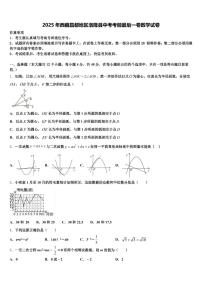 2025年西藏昌都地区洛隆县中考考前最后一卷数学试卷含解析
