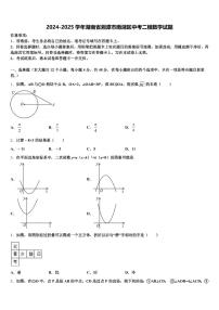 2024-2025学年湖南省湘潭市雨湖区中考二模数学试题含解析