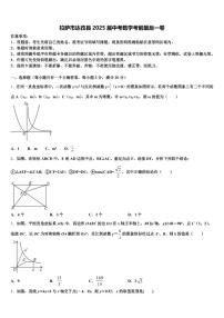 拉萨市达孜县2025届中考数学考前最后一卷含解析