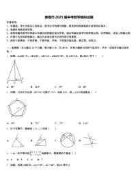 姜堰市2025届中考数学模拟试题含解析