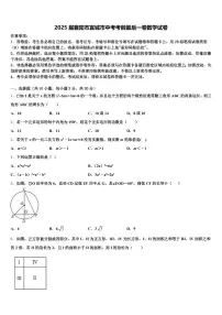 2025届襄阳市宜城市中考考前最后一卷数学试卷含解析