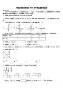 河南省南阳市南召县2025届中考五模数学试题含解析