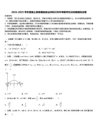 2024-2025学年恩施土家族苗族自治州利川市中考数学对点突破模拟试卷含解析