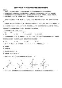 白城市洮北区2025届中考数学最后冲刺浓缩精华卷含解析