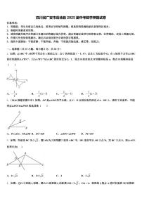 四川省广安市岳池县2025届中考数学押题试卷含解析
