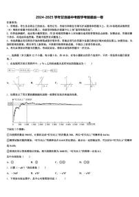 2024-2025学年甘洛县中考数学考前最后一卷含解析