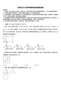石阡县2025届中考数学适应性模拟试题含解析