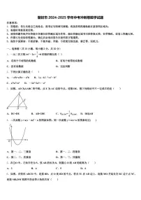 登封市2024-2025学年中考冲刺卷数学试题含解析