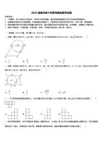 2025届南华县十校联考最后数学试题含解析