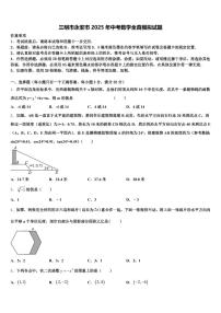 三明市永安市2025年中考数学全真模拟试题含解析