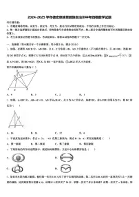 2024-2025学年德宏傣族景颇族自治州中考四模数学试题含解析