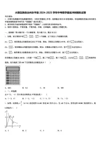 大理白族自治州永平县2024-2025学年中考数学最后冲刺模拟试卷含解析