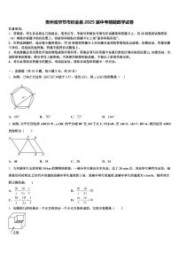 贵州省毕节市织金县2025届中考猜题数学试卷含解析