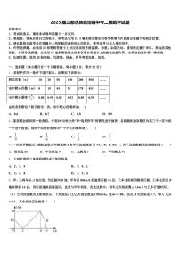 2025届三都水族自治县中考二模数学试题含解析