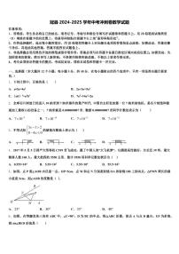冠县2024-2025学年中考冲刺卷数学试题含解析