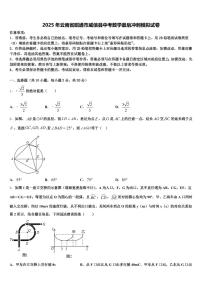 2025年云南省昭通市威信县中考数学最后冲刺模拟试卷含解析