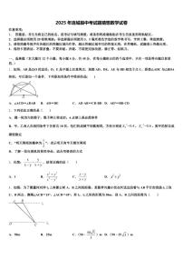 2025年连城县中考试题猜想数学试卷含解析
