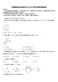 玉树藏族自治州玉树县2024-2025学年中考数学押题试卷含解析
