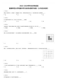 2023~2024学年北京海淀区首都师范大学附属中学初一上学期分班考试数学试卷（小升初分班考）（有答案解析）