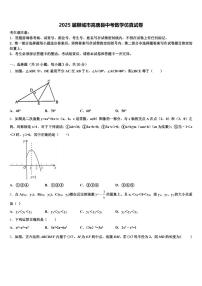 2025届聊城市高唐县中考数学仿真试卷含解析