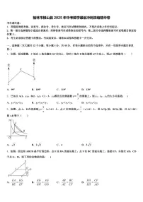 榆林市横山县2025年中考数学最后冲刺浓缩精华卷含解析