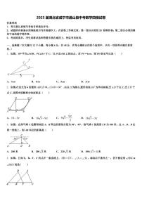 2025届湖北省咸宁市通山县中考数学四模试卷含解析