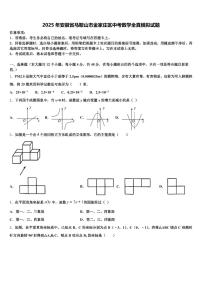 2025年安徽省马鞍山市金家庄区中考数学全真模拟试题含解析