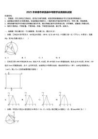 2025年孝感市孝昌县中考数学全真模拟试题含解析