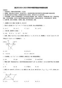湛江市2024-2025学年中考数学最后冲刺模拟试卷含解析