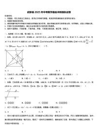 武陟县2025年中考数学最后冲刺模拟试卷含解析