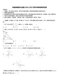 河南省鹤壁市山城区2024-2025学年中考联考数学试卷含解析