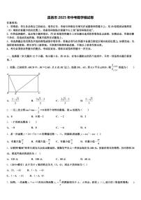昌邑市2025年中考数学模试卷含解析