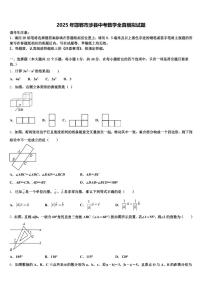 2025年邯郸市涉县中考数学全真模拟试题含解析