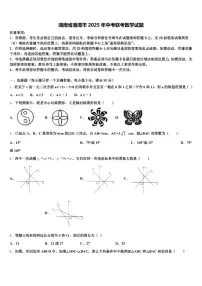湖南省湘潭市2025年中考联考数学试题含解析