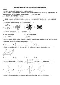 衡水市景县2024-2025学年中考数学模拟精编试卷含解析