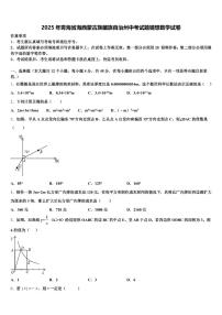 2025年青海省海西蒙古族藏族自治州中考试题猜想数学试卷含解析