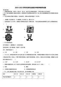 2024-2025学年天津市北辰区中考联考数学试题含解析
