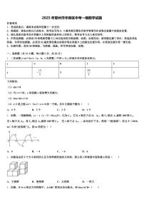 2025年鄂州市华容区中考一模数学试题含解析