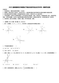 2025届新疆维吾尔新疆生产建设兵团可克达拉市中考一模数学试题含解析