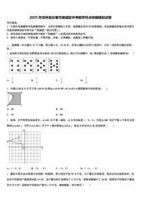 2025年吉林省长春市宽城区中考数学对点突破模拟试卷含解析