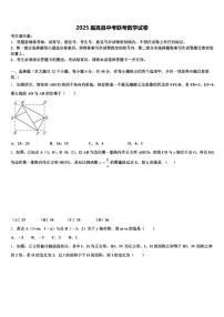 2025届嵩县中考联考数学试卷含解析