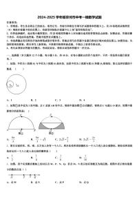 2024-2025学年绥芬河市中考一模数学试题含解析