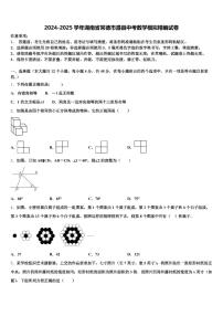 2024-2025学年湖南省常德市澧县中考数学模拟精编试卷含解析