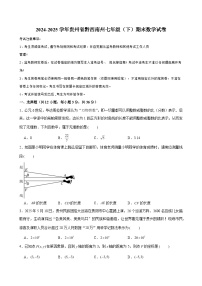 2024-2025学年贵州省黔西南州七年级（下）期末数学试卷（含解析）