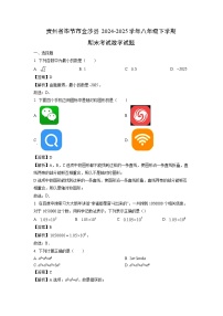 贵州省毕节市金沙县2024-2025学年八年级下学期期末考试数学试题（解析版）