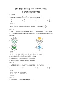 贵州省铜仁市万山区2024-2025学年八年级下学期期末联考数学试题（解析版）