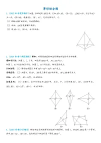 2026年中考数学压轴题专项练习-筝形综合题（学生版+名师详解版）