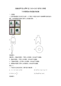 河南省平顶山市叶县2024-2025学年八年级下学期期末考试数学试卷（解析版）