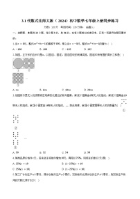 七年级上册（2024）代数式精品课堂检测